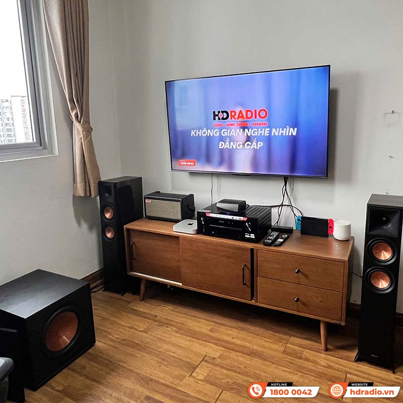 Lắp đặt Dàn nghe nhạc xem phim cực hay cho anh Thuận ở Hồ Chí Minh